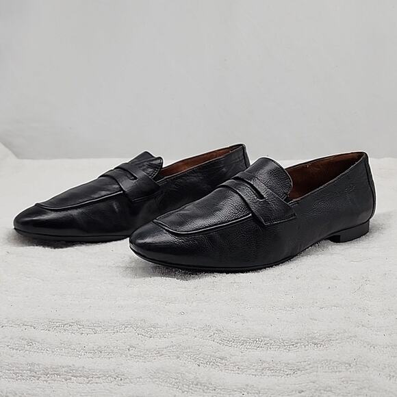 PAUL GREEN STYLE NATALIE PENNY LOAFERS IN BLACK SOFT LEATHERLADIES 5.5 NWOB